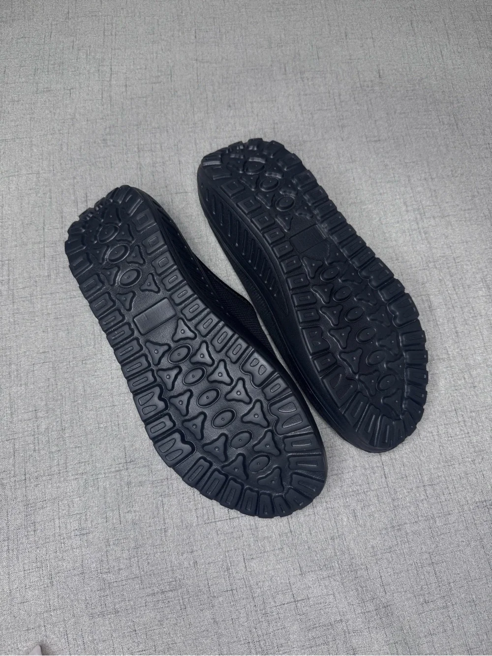 Mens Black Walking Slip On Shoes Sneakers Open Back Size 9 New